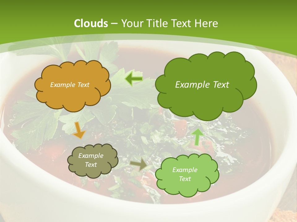 Vegetarian Spanish Croutons PowerPoint Template