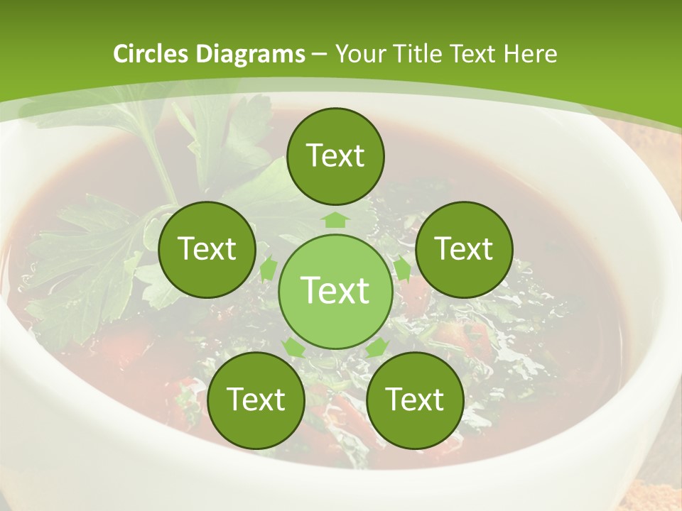 Vegetarian Spanish Croutons PowerPoint Template