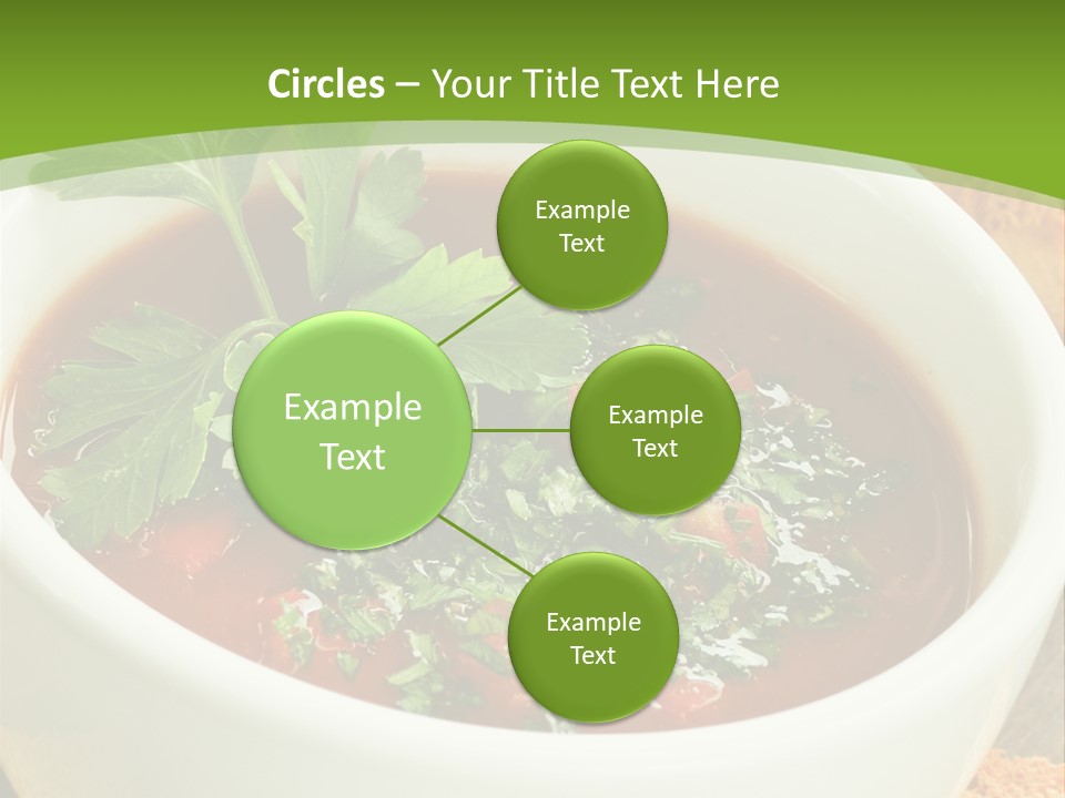 Vegetarian Spanish Croutons PowerPoint Template