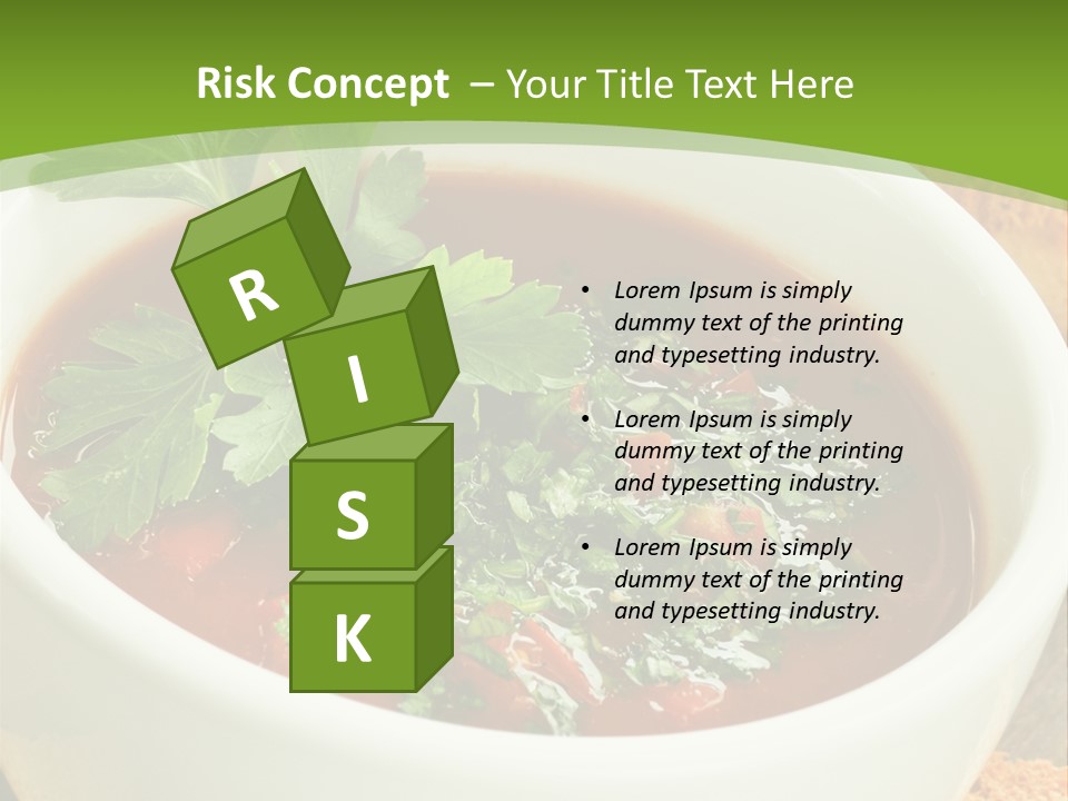 Vegetarian Spanish Croutons PowerPoint Template