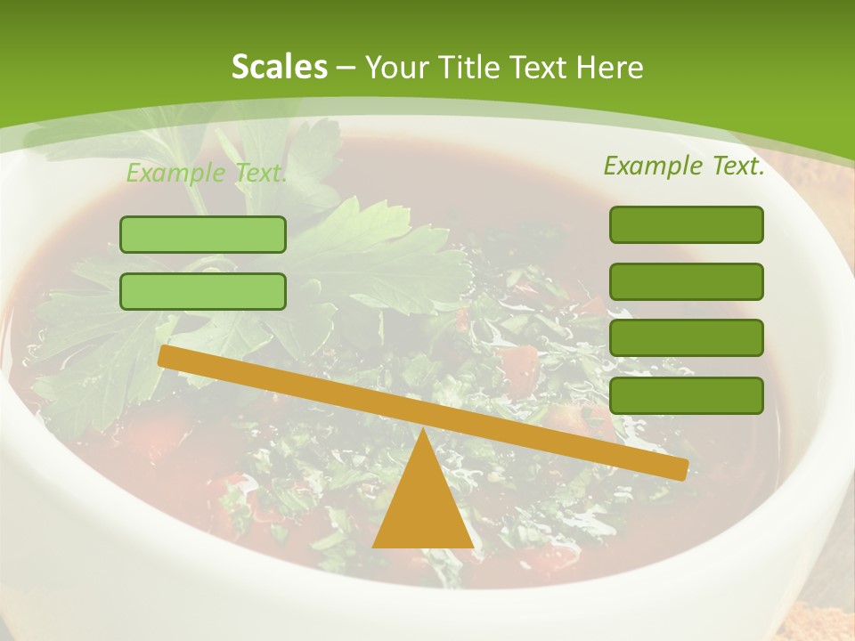 Vegetarian Spanish Croutons PowerPoint Template