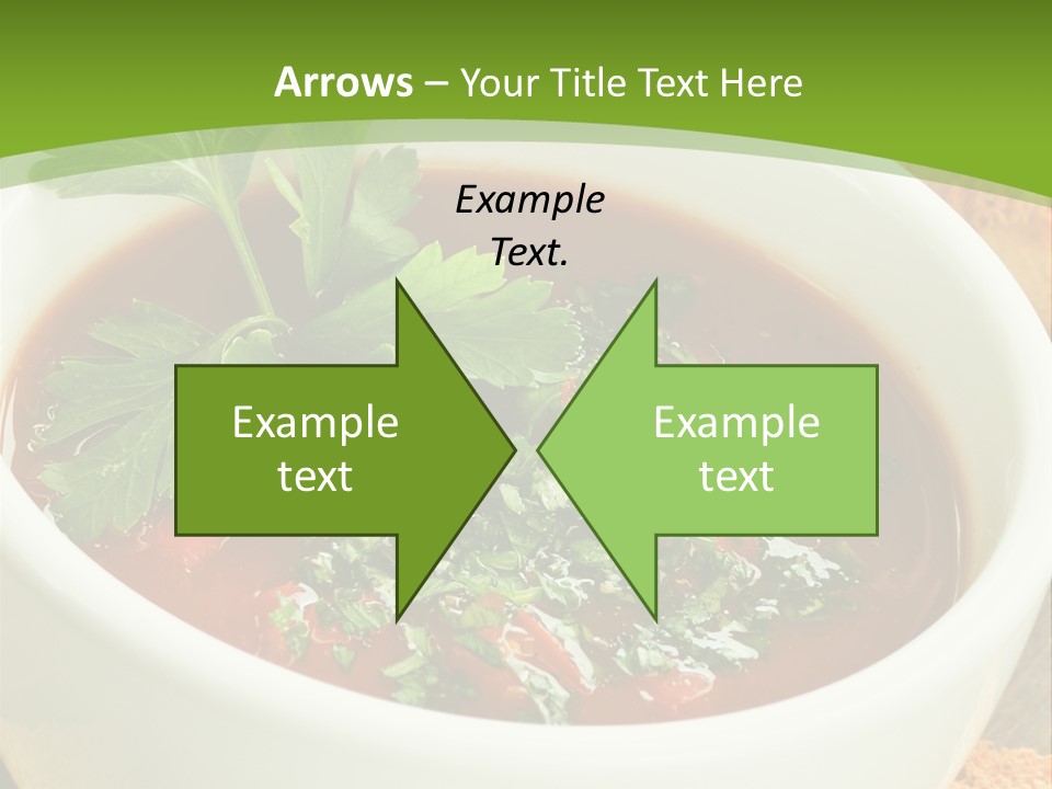 Vegetarian Spanish Croutons PowerPoint Template