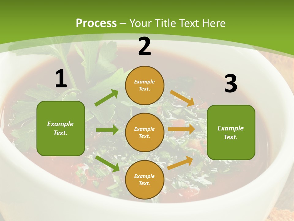 Vegetarian Spanish Croutons PowerPoint Template
