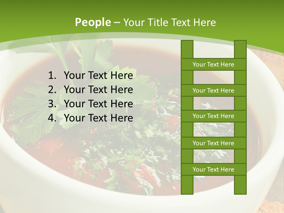 Vegetarian Spanish Croutons PowerPoint Template