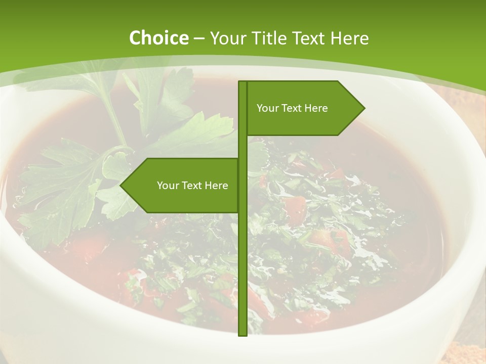 Vegetarian Spanish Croutons PowerPoint Template