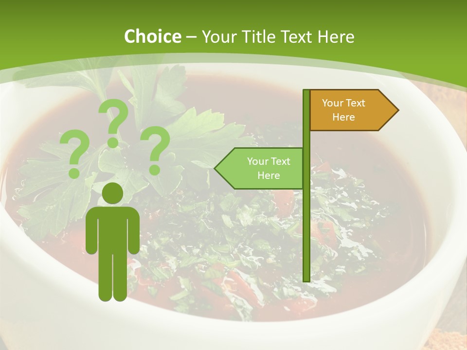Vegetarian Spanish Croutons PowerPoint Template