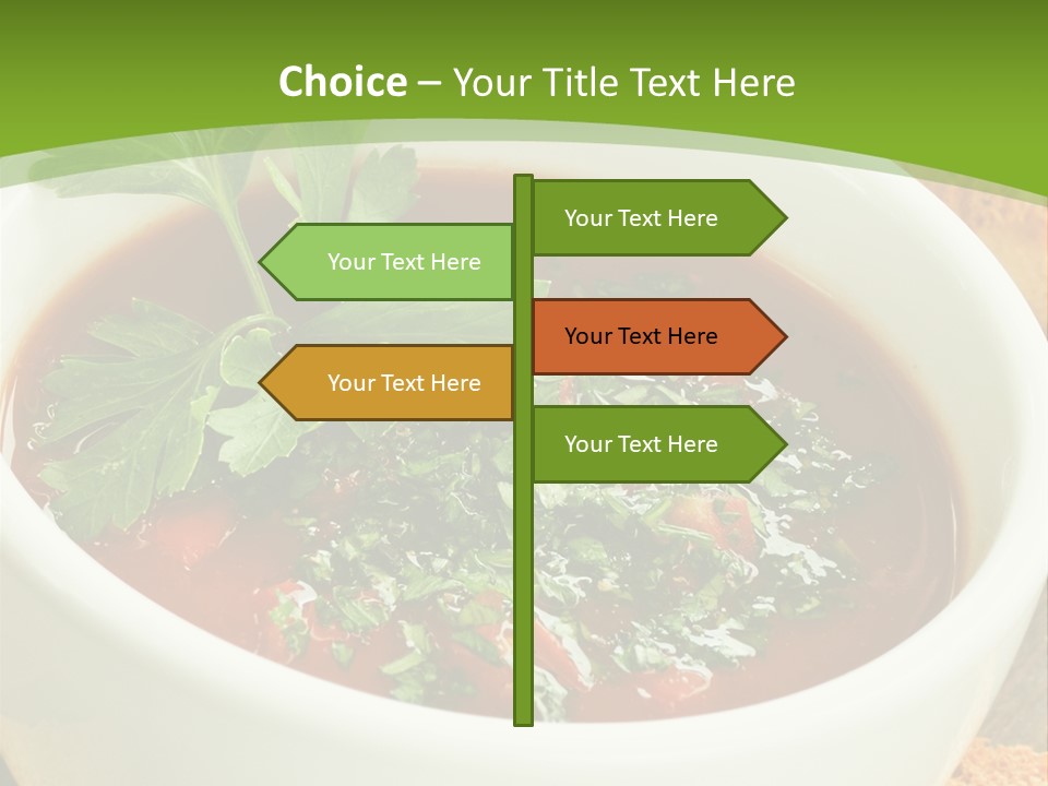 Vegetarian Spanish Croutons PowerPoint Template