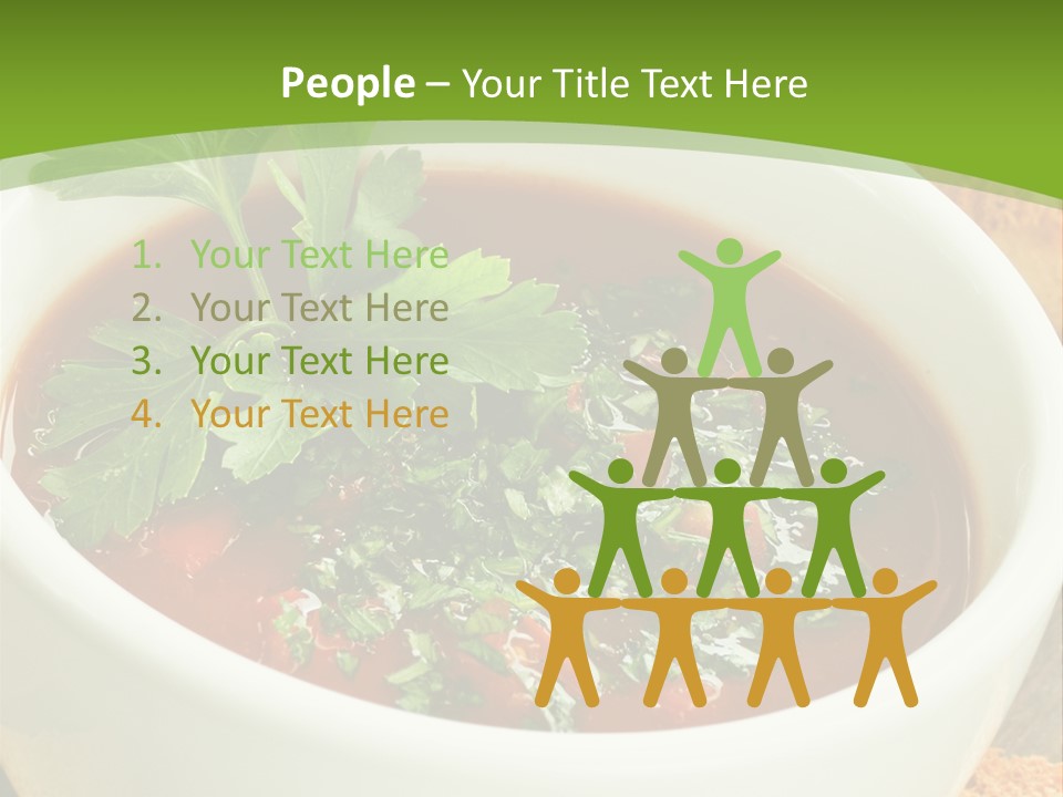 Vegetarian Spanish Croutons PowerPoint Template