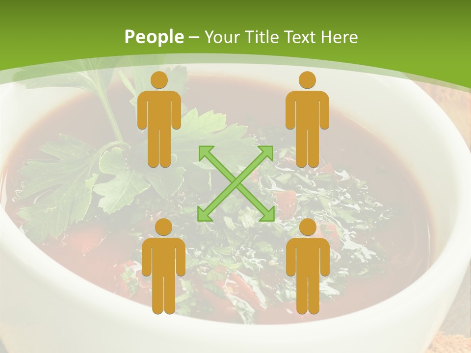 Vegetarian Spanish Croutons PowerPoint Template