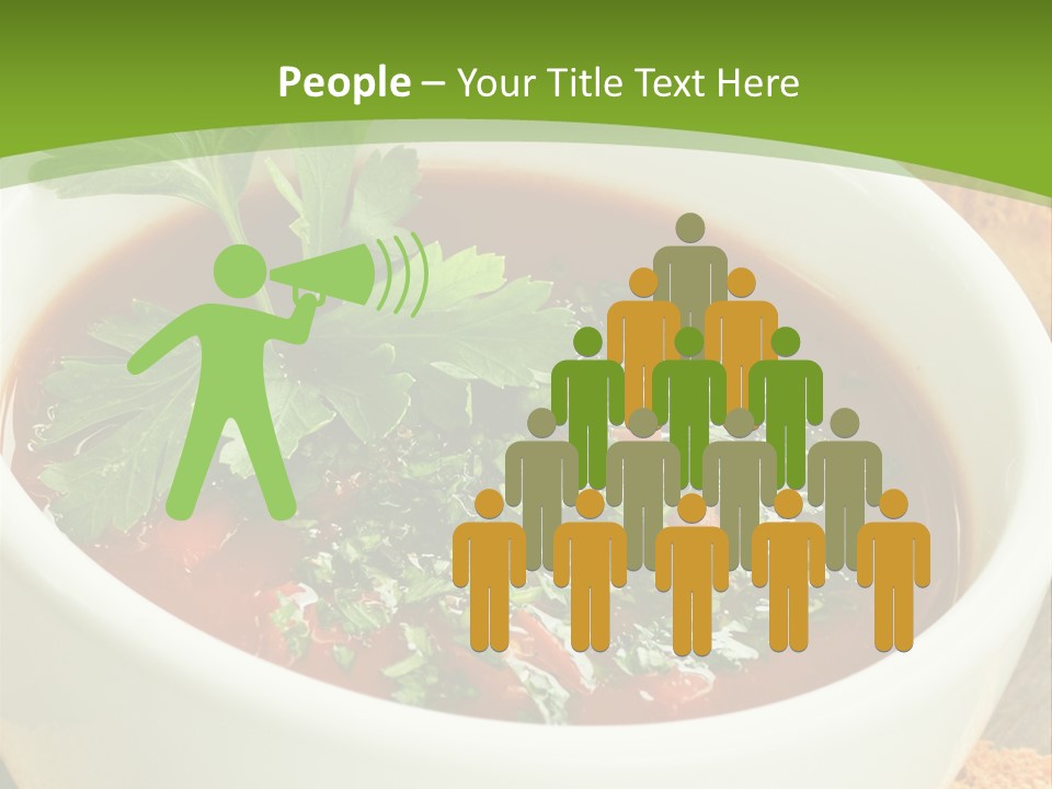 Vegetarian Spanish Croutons PowerPoint Template