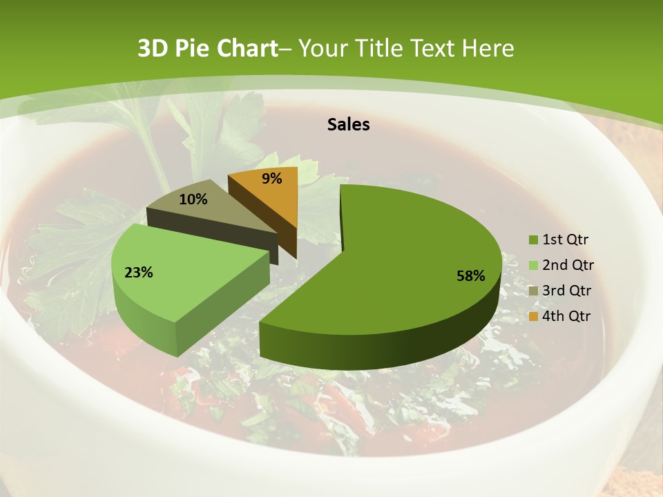 Vegetarian Spanish Croutons PowerPoint Template