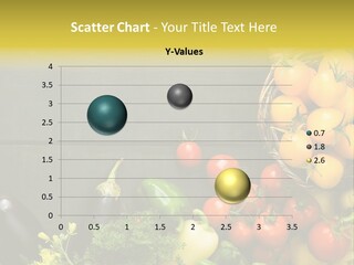 Vegetables Background Time Table PowerPoint Template