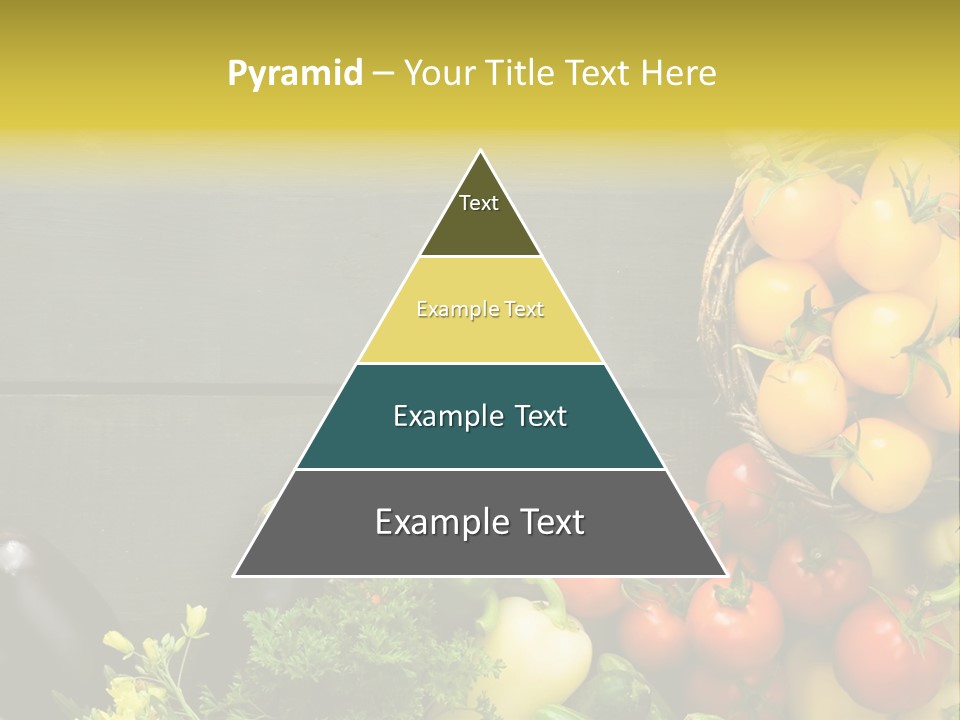 Vegetables Background Time Table PowerPoint Template