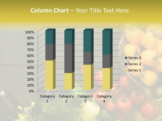 Vegetables Background Time Table PowerPoint Template