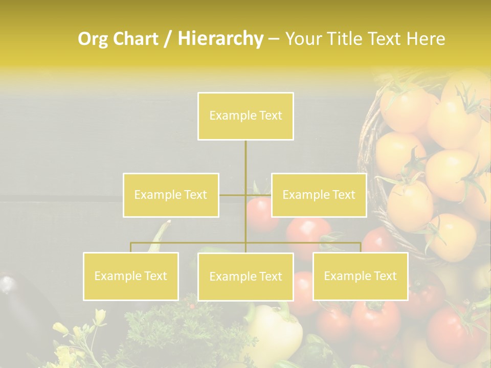 Vegetables Background Time Table PowerPoint Template