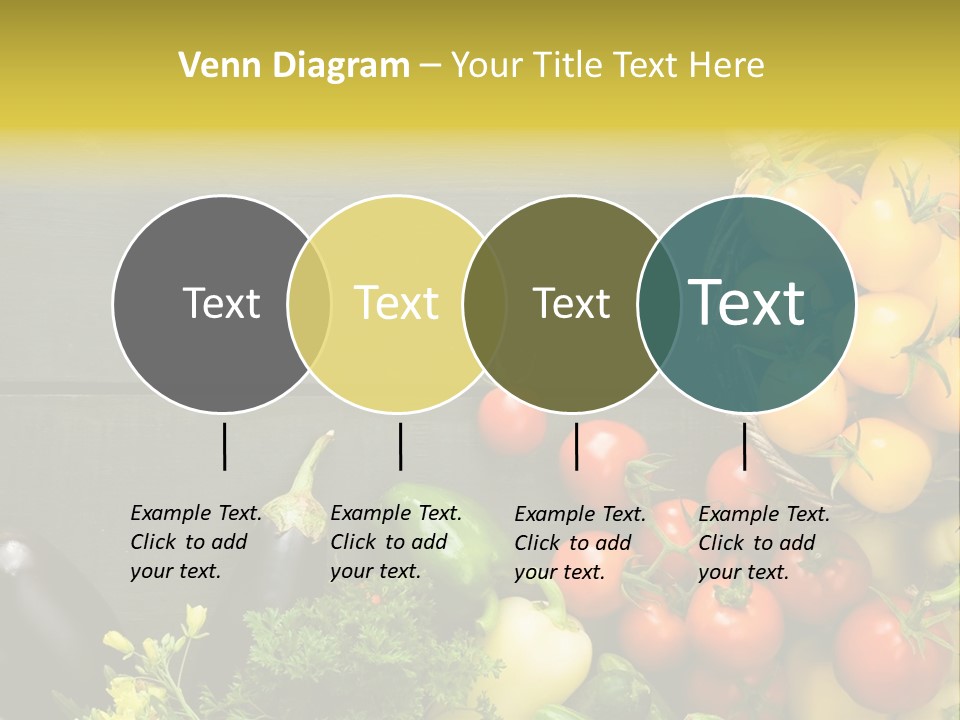 Vegetables Background Time Table PowerPoint Template