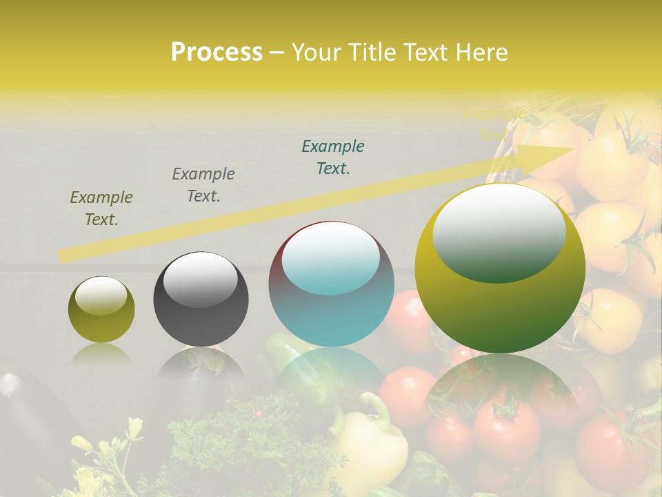 Vegetables Background Time Table PowerPoint Template