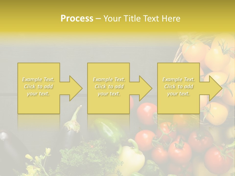 Vegetables Background Time Table PowerPoint Template