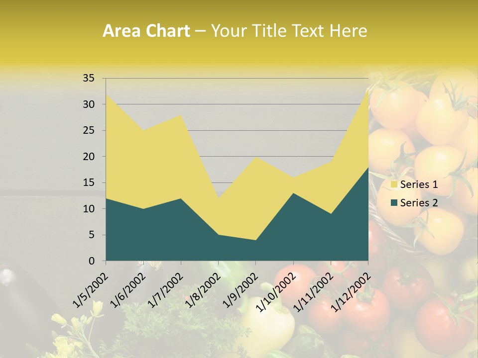 Vegetables Background Time Table PowerPoint Template