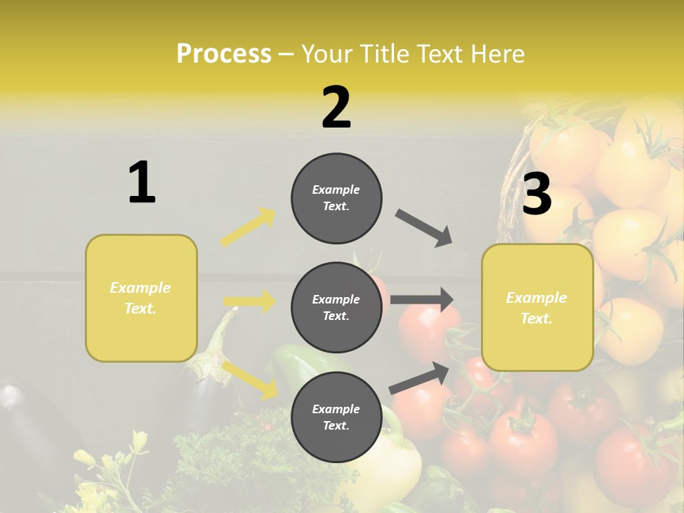 Vegetables Background Time Table PowerPoint Template