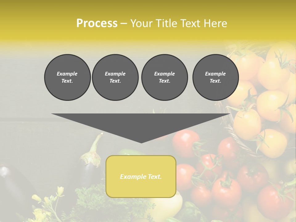Vegetables Background Time Table PowerPoint Template