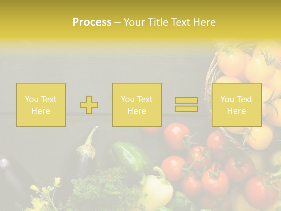 Vegetables Background Time Table PowerPoint Template