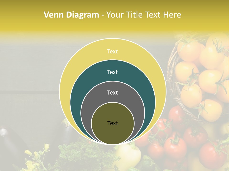 Vegetables Background Time Table PowerPoint Template