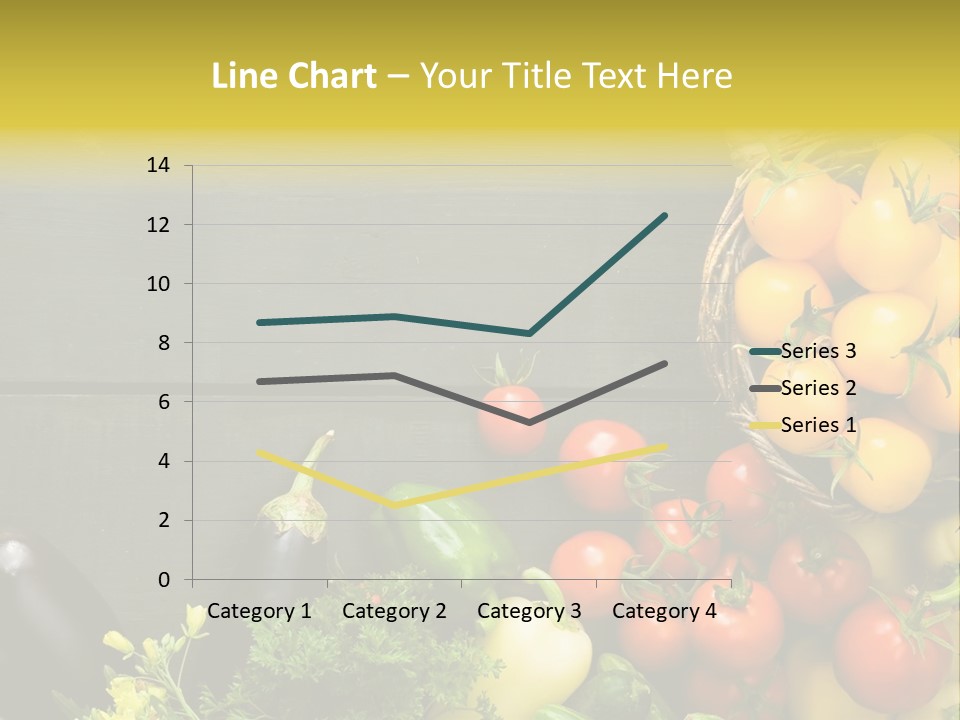 Vegetables Background Time Table PowerPoint Template