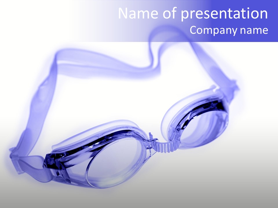 Glasses Isolated Macro PowerPoint Template