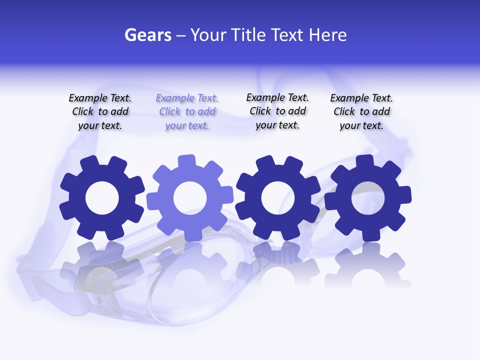 Glasses Isolated Macro PowerPoint Template