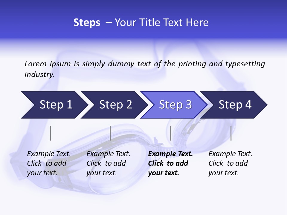 Glasses Isolated Macro PowerPoint Template