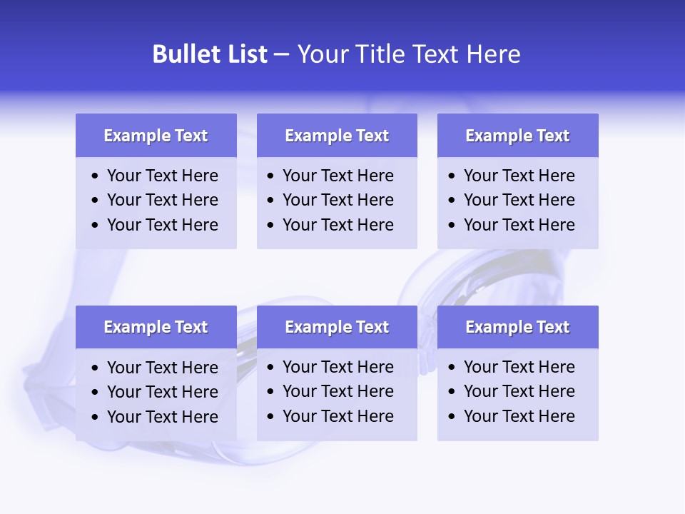 Glasses Isolated Macro PowerPoint Template