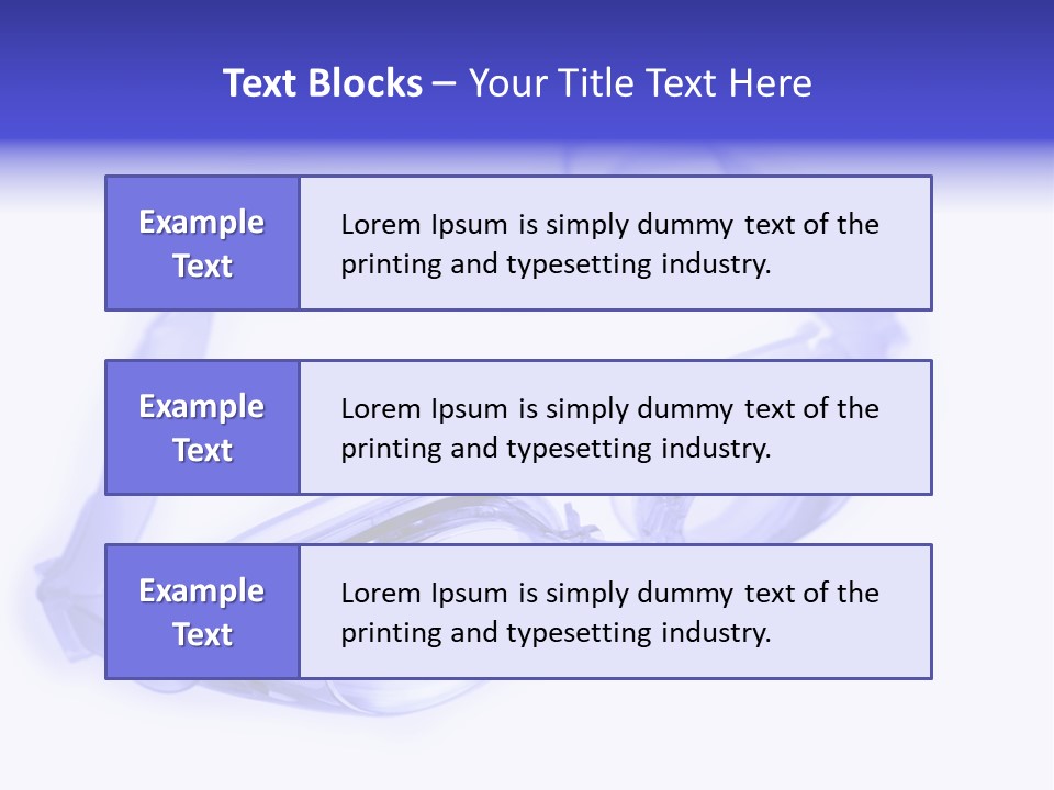 Glasses Isolated Macro PowerPoint Template