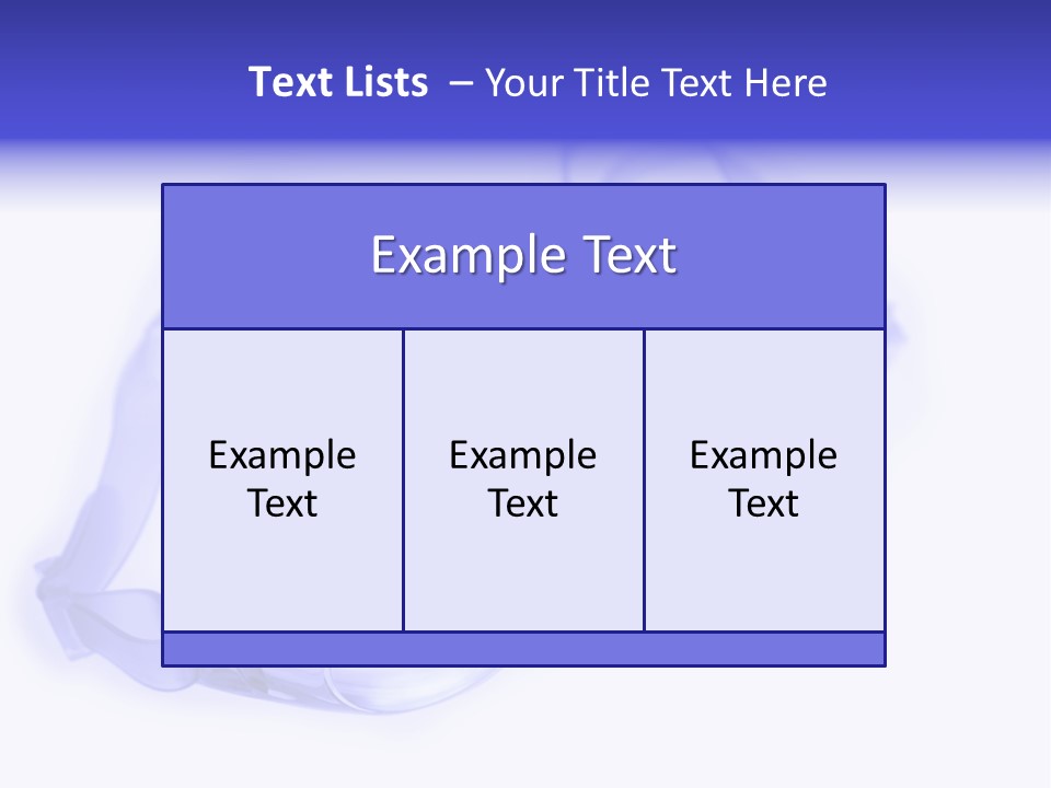 Glasses Isolated Macro PowerPoint Template