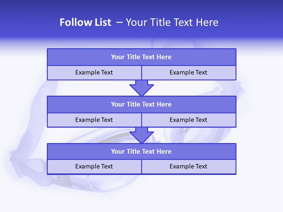 Glasses Isolated Macro PowerPoint Template