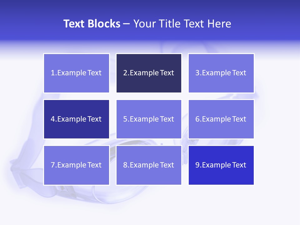 Glasses Isolated Macro PowerPoint Template
