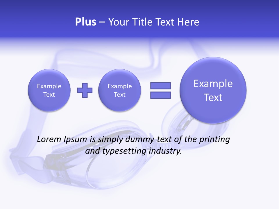 Glasses Isolated Macro PowerPoint Template
