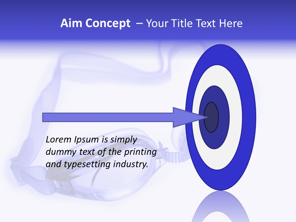 Glasses Isolated Macro PowerPoint Template