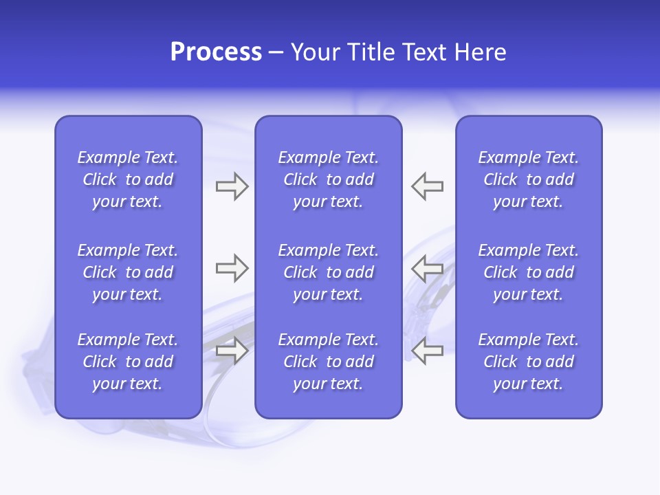 Glasses Isolated Macro PowerPoint Template