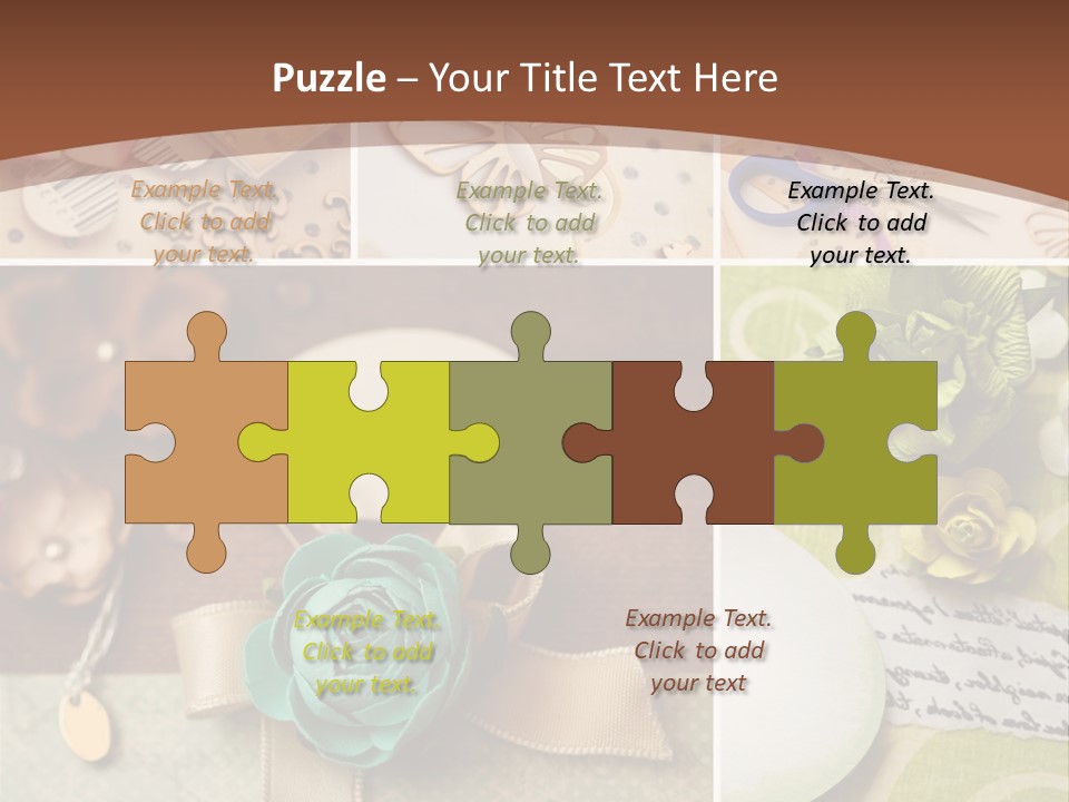 Buttons Recreation Decorate PowerPoint Template