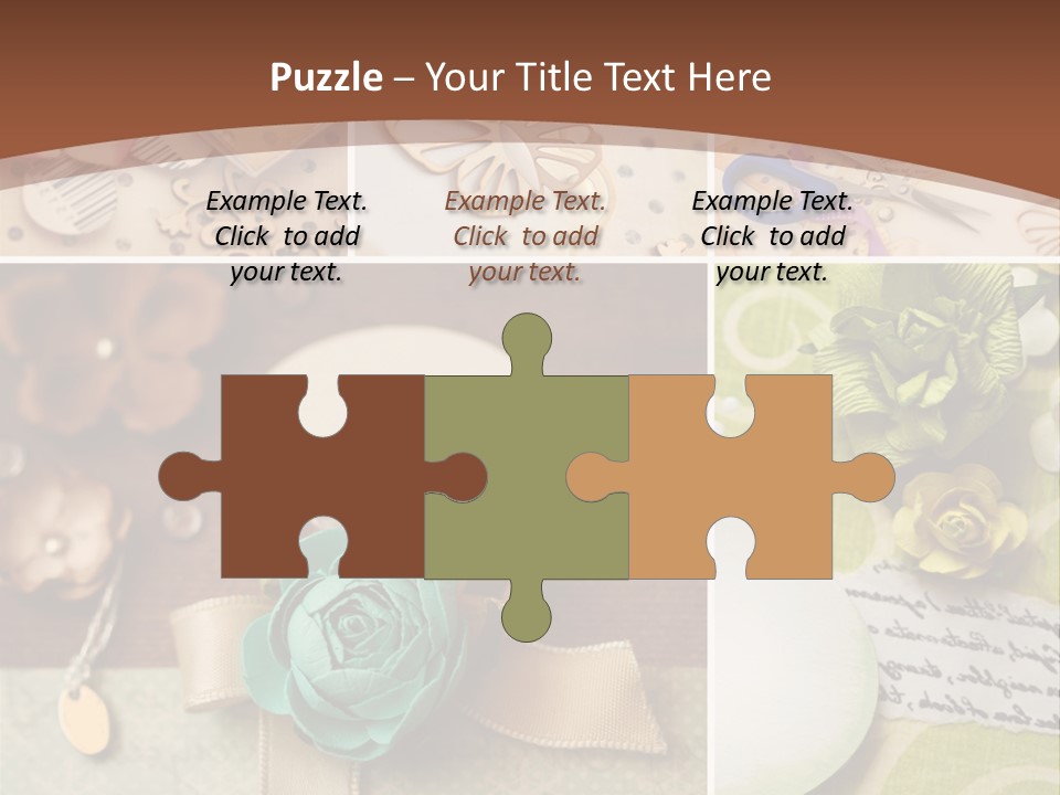 Buttons Recreation Decorate PowerPoint Template