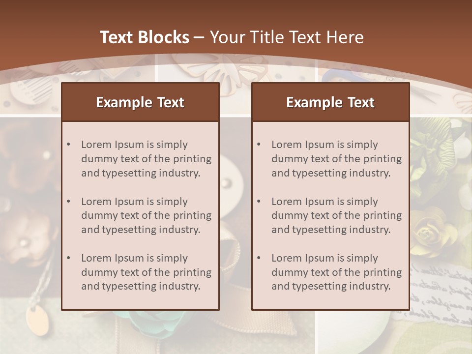 Buttons Recreation Decorate PowerPoint Template