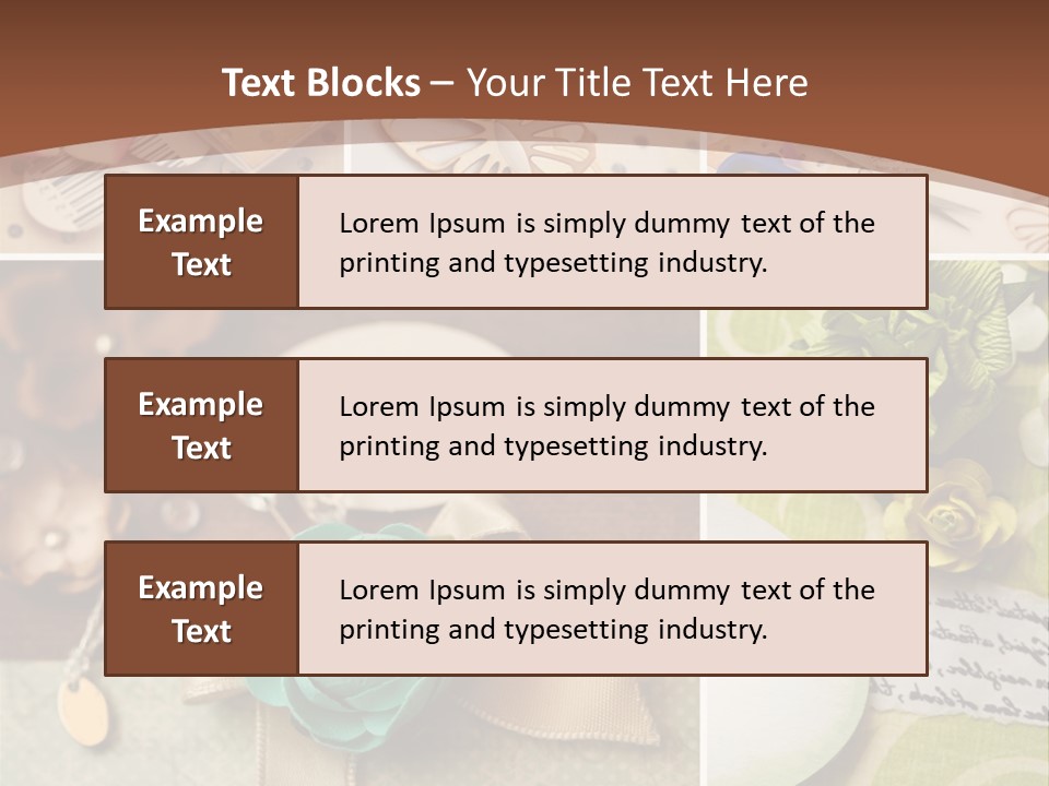 Buttons Recreation Decorate PowerPoint Template