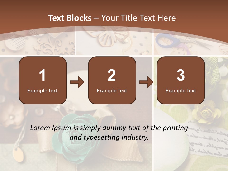 Buttons Recreation Decorate PowerPoint Template