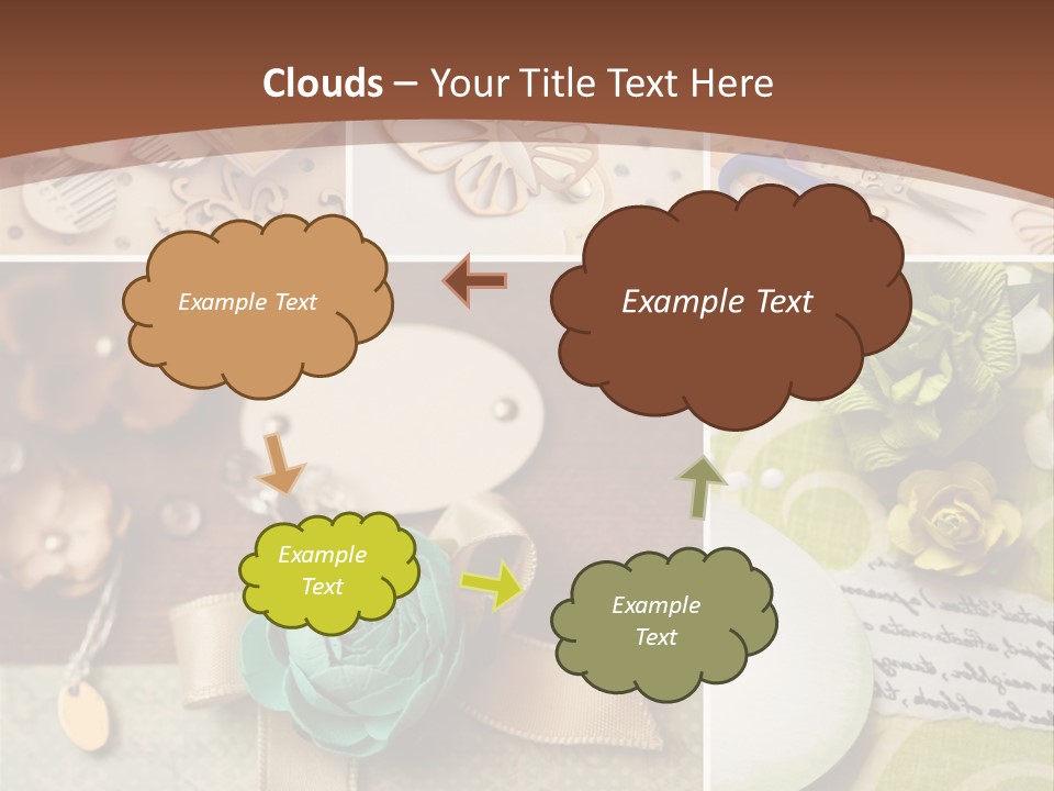 Buttons Recreation Decorate PowerPoint Template