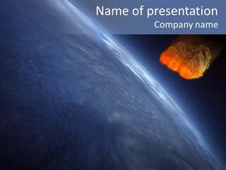 Fall Orbit Heat PowerPoint Template