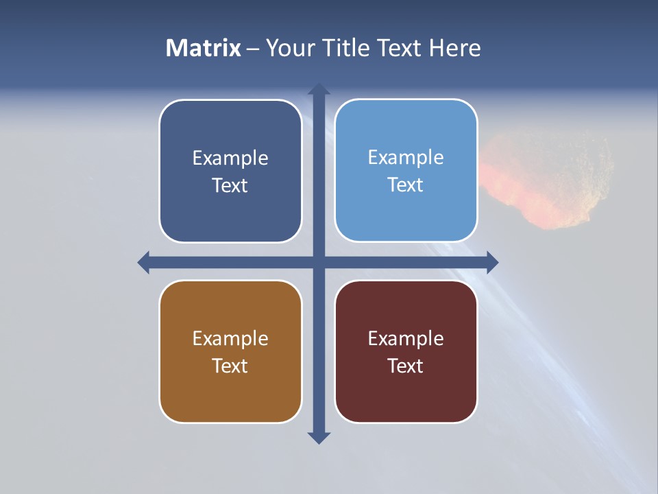 Fall Orbit Heat PowerPoint Template
