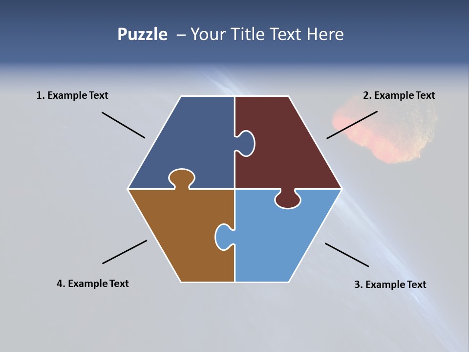Fall Orbit Heat PowerPoint Template