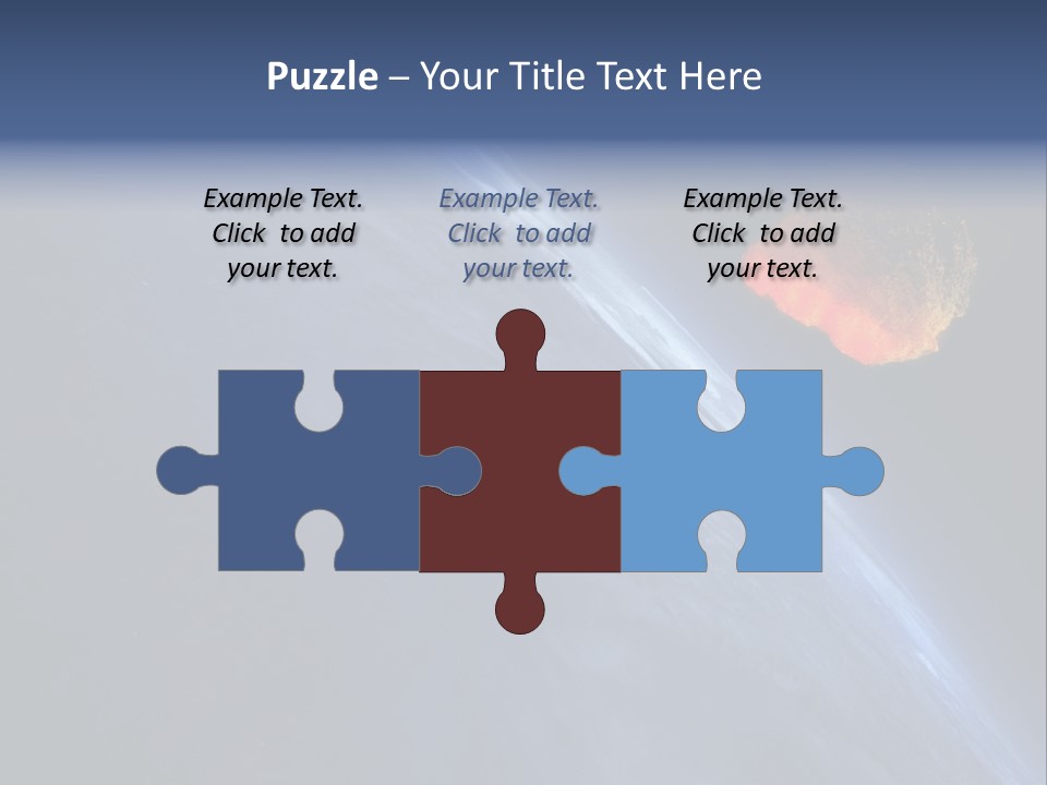 Fall Orbit Heat PowerPoint Template