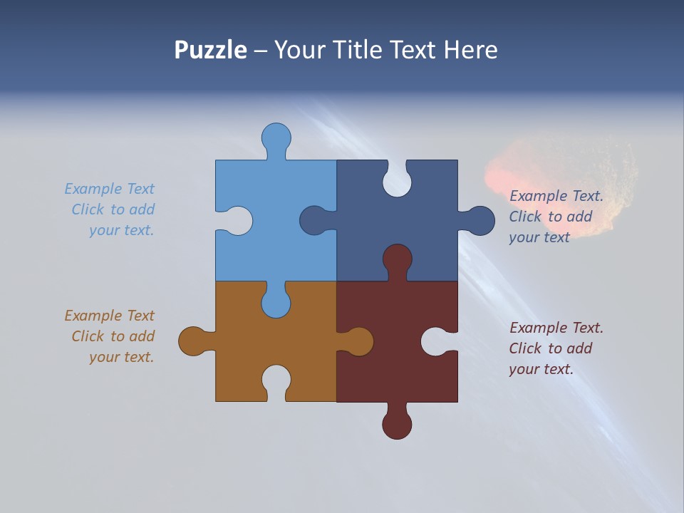 Fall Orbit Heat PowerPoint Template